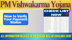 PM Vishwakarma Yojana Payment Check by Aadhaar Number: How to Verify Status | Best Way in 2025