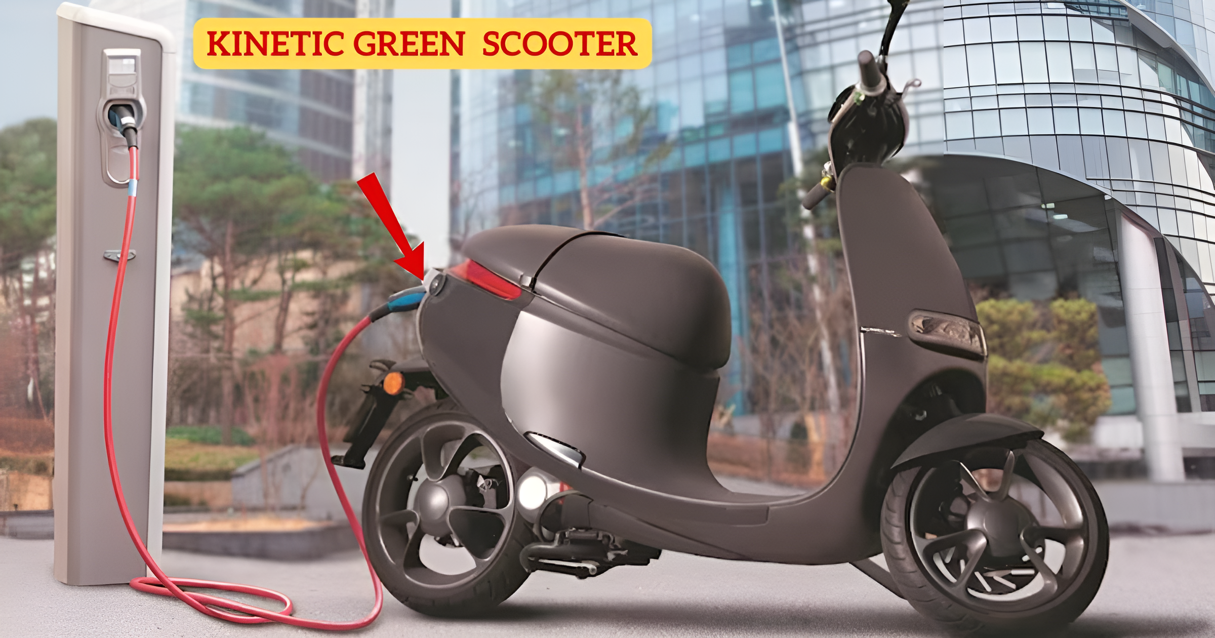 Kinetic Green Electric Scooter