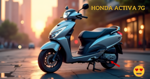 Honda Activa 7G: स्कूटर, 150cc इंजन और स्टाइलिश लुक के साथ, मार्केट में एंट्री लेने के लिए तैयार।