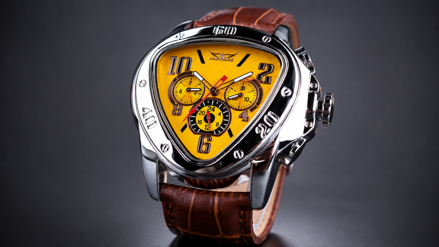 Triangle Racing Dial Waterproof Watch