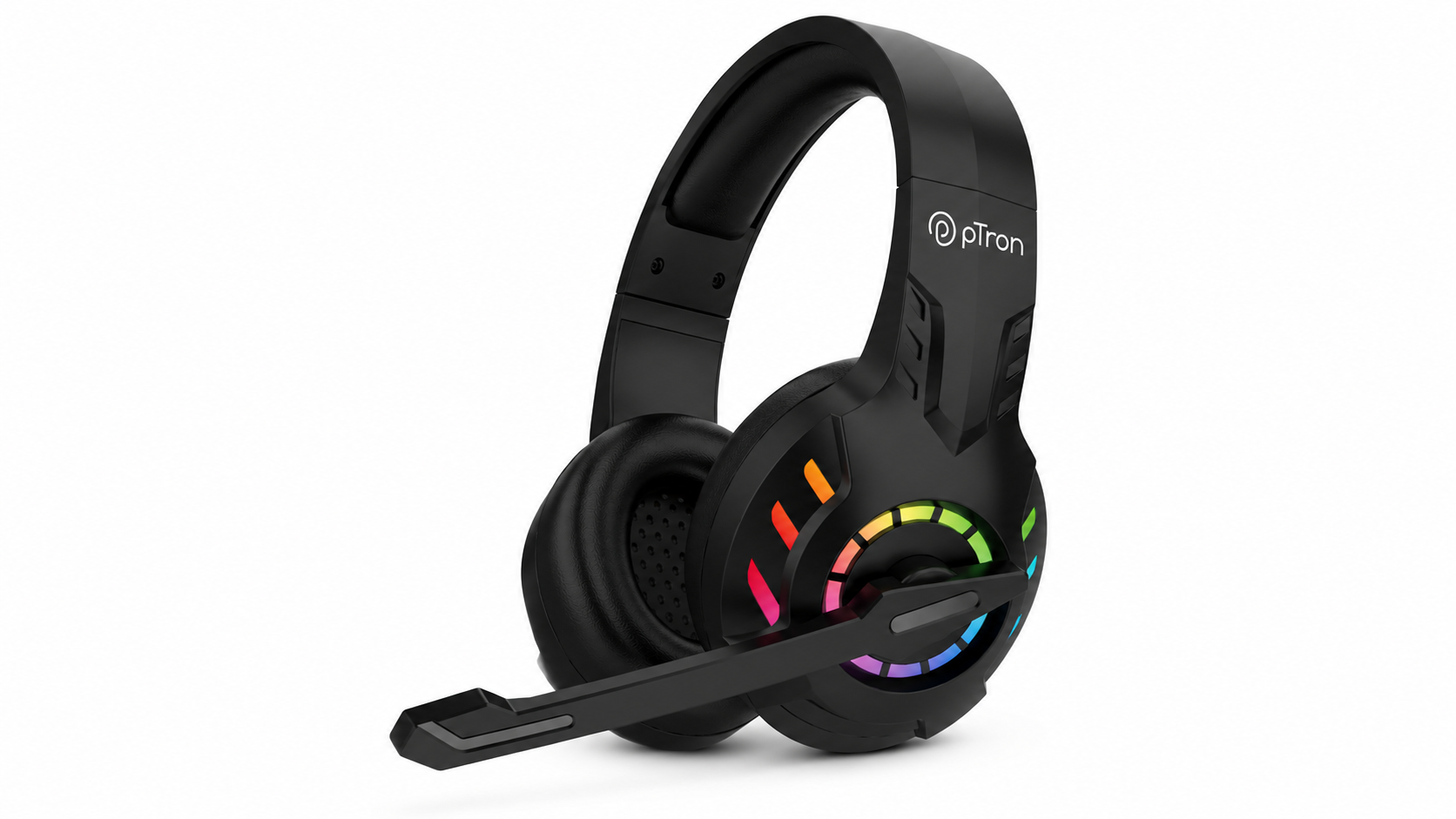 PTron Studio Sports Wireless BT Gaming Over-Ear Headphones