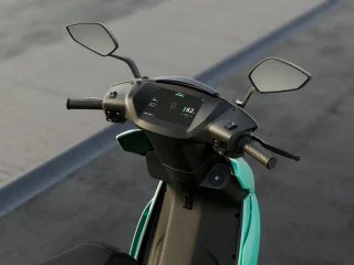 Ather electric scooter controls and dashboard