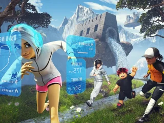 Official Roblox a virtual run artwork